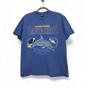 Vintage Santa Cruz Dolphin Nature Earth Beach Ocean Shirt